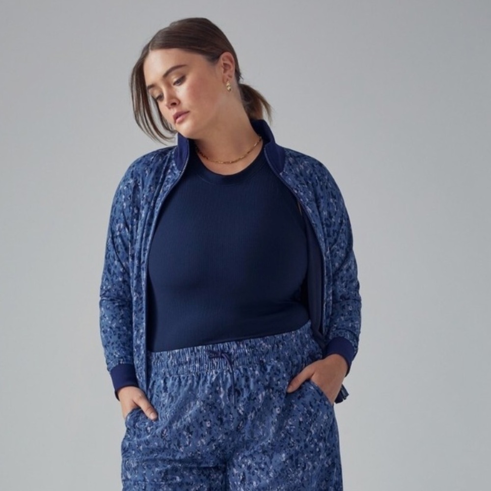 breathable Athleta Brooklyn bomber jacket - RATED UPF 50+